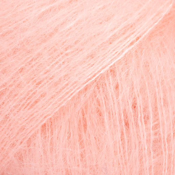 DROPS · Kid Silk · Lys Fersken - Uni Colour 53
