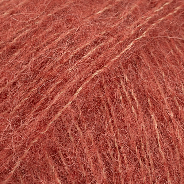 DROPS · Brushed Alpaca Silk · Rust - Uni Colour 24