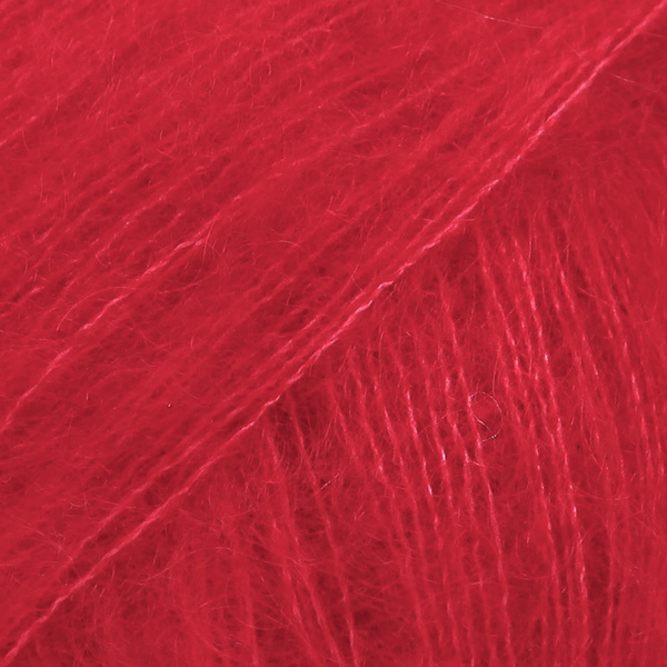 DROPS · Kid Silk · Rød - Uni Colour 14