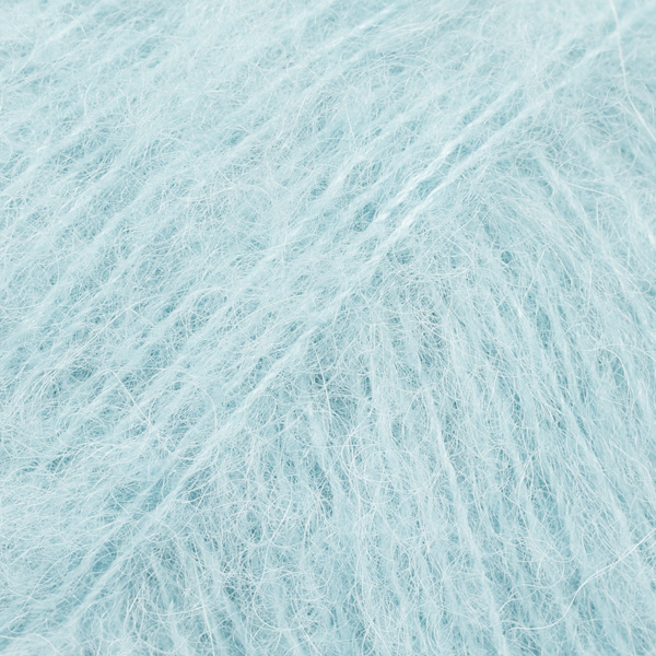 DROPS · Brushed Alpaca Silk · Lys Søgrøn - Uni Colour 15