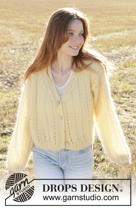 Sunshine Trail Cardigan by DROPS Design