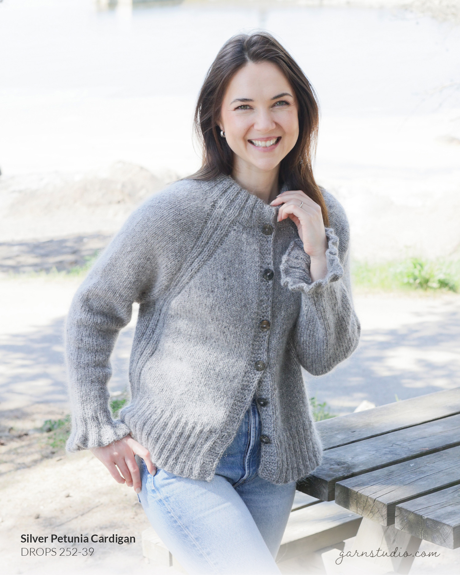 Silver Petunia Cardigan