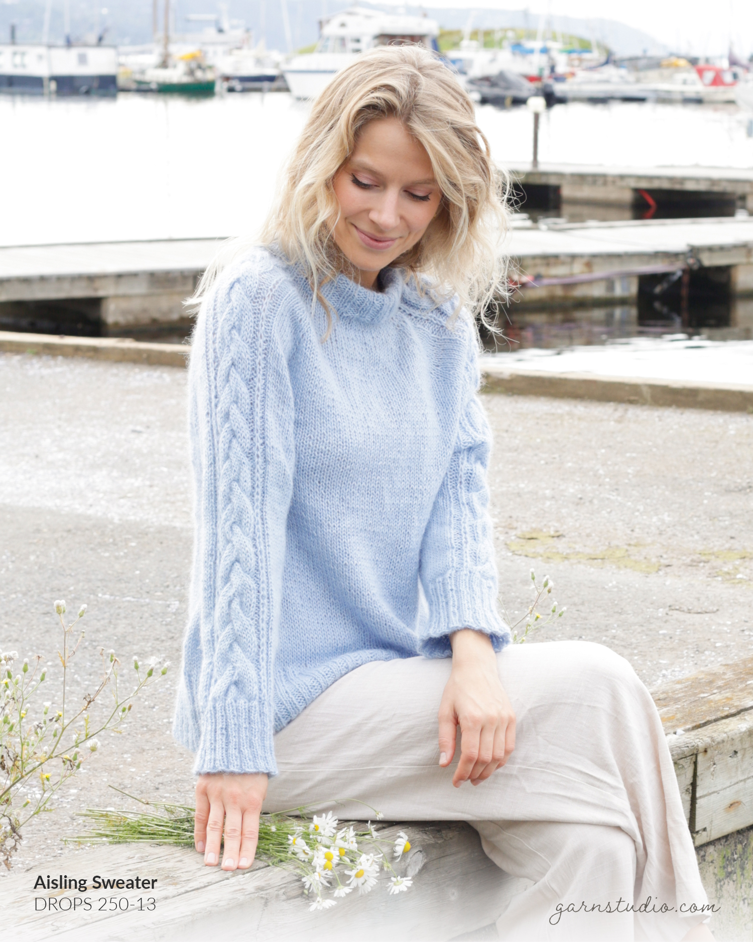 Aisling Sweater by DROPS Design