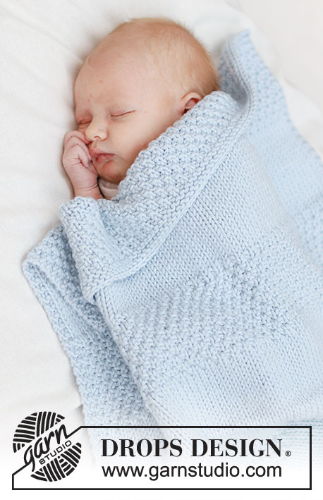 Treasured Pearl Blanket by DROPS Design