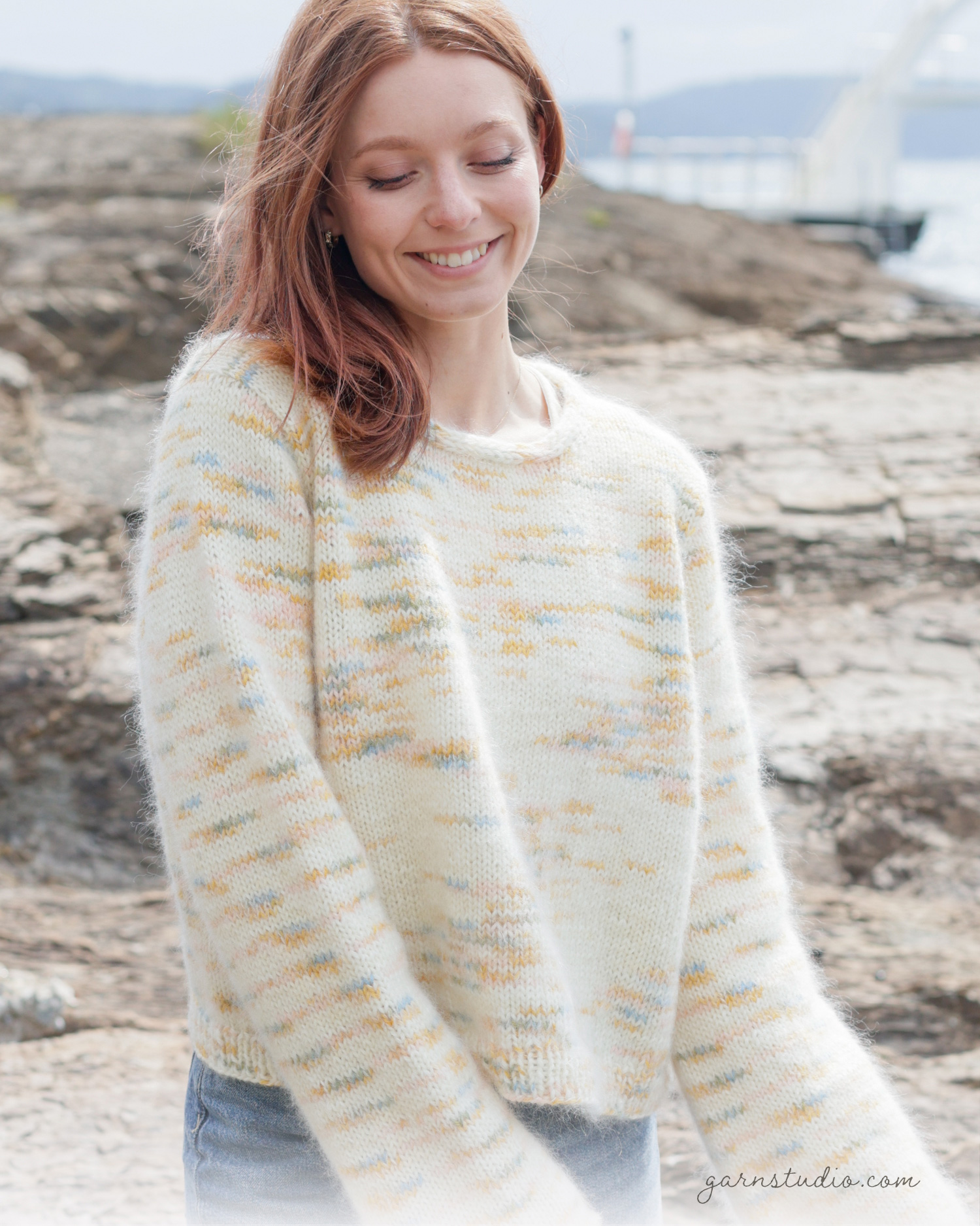 Painted Coastline Sweater