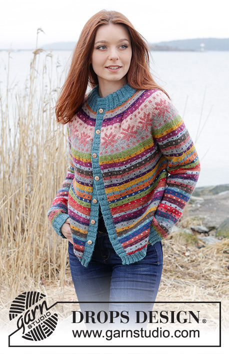 December Carnival Cardigan by DROPS Design