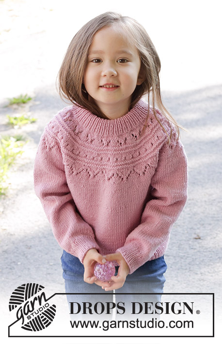 Running Circles Sweater by DROPS Design