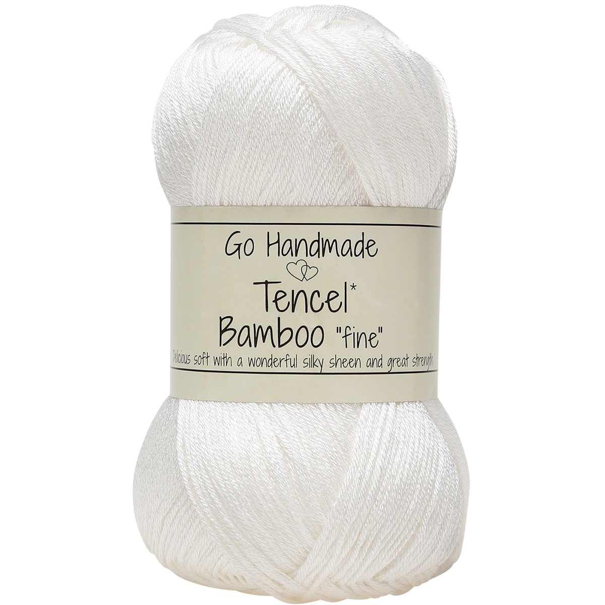 Go Handmade · Tencel Bamboo "fine" · White - 17474