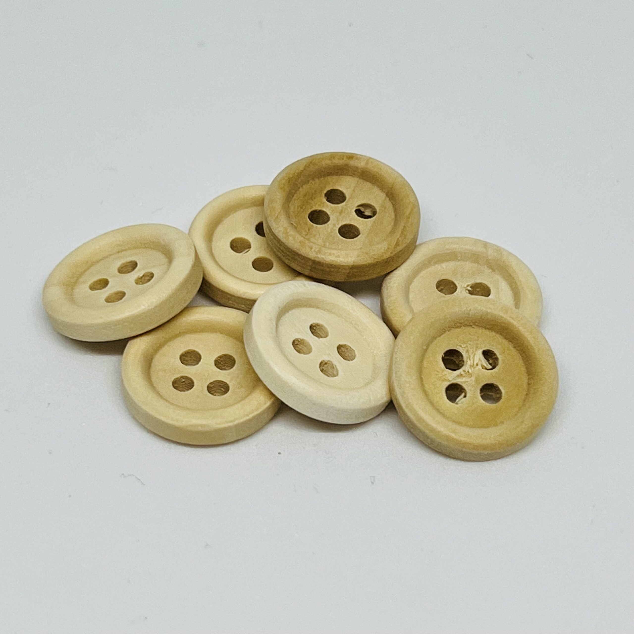 Træ knap · 15 mm