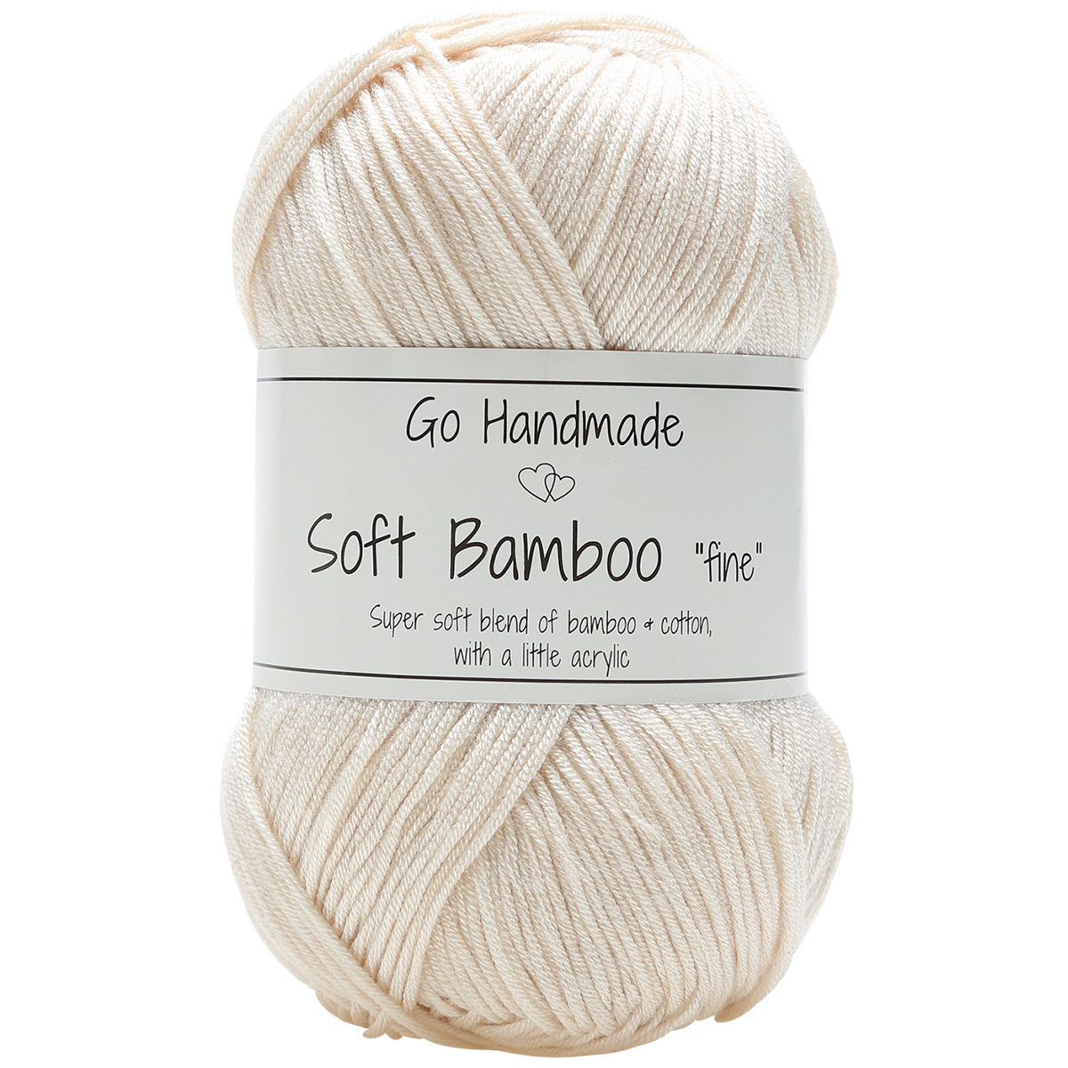 Go Handmade · Soft Bamboo "fine" · Off-White -17320