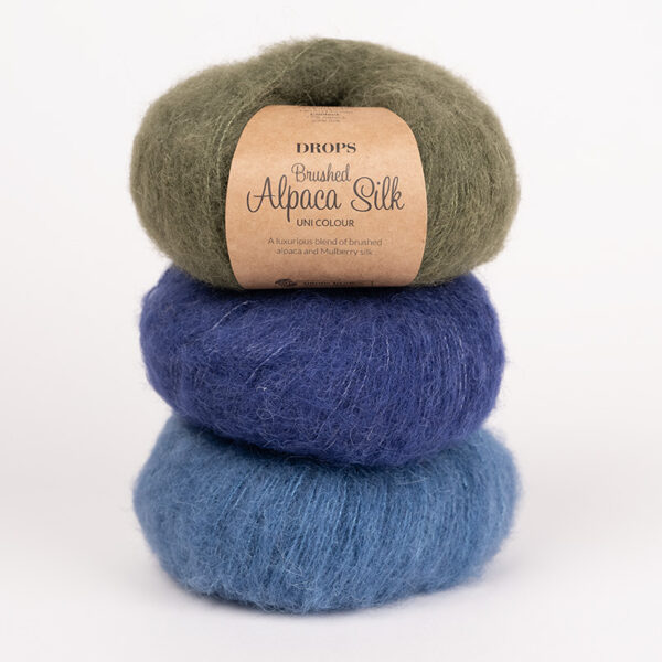 Drops brushed alpaca silk