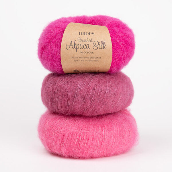Drops brushed alpaca silk