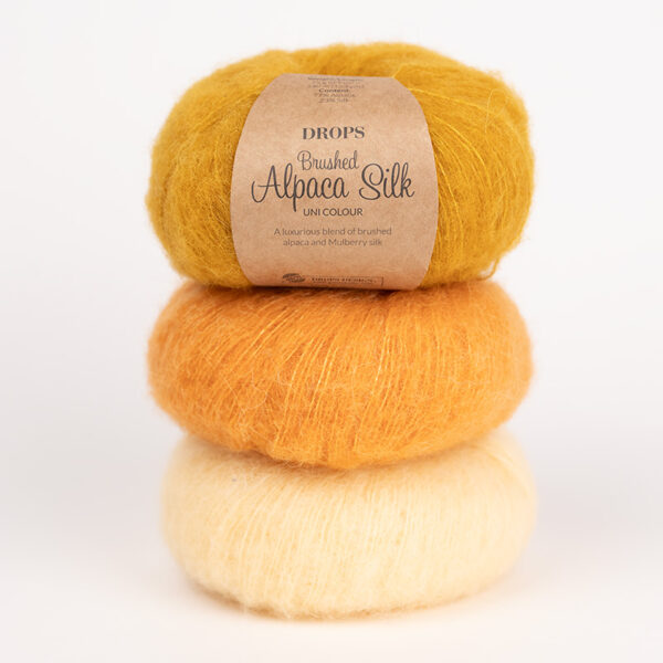 Drops brushed alpaca silk