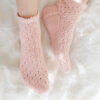 Pretty in Peach Socks