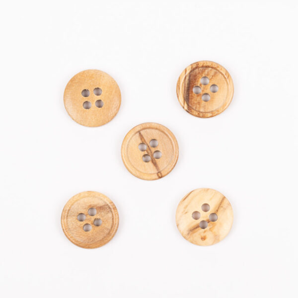 Drops oliventræsknapper med kant